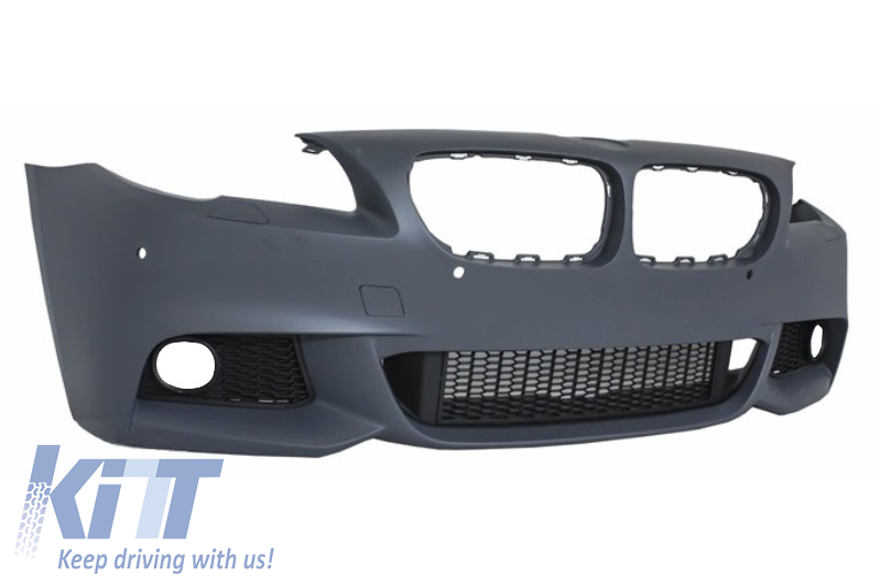 Front bumper M-Tech for BMW 5 Series F10 F11 2011–2014 (PDC, without fog lights)