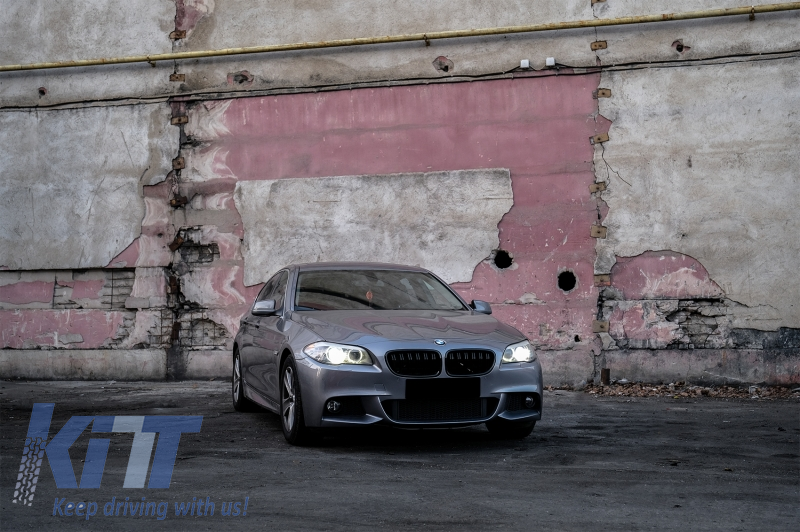 Front bumper M-Tech for BMW 5 Series F10 F11 2011–2014 (PDC, without fog lights)
