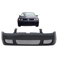 Predný Nárazník VW Golf IV 4 (1998-2003) - R32 Look ABS Plast s Mriežkami