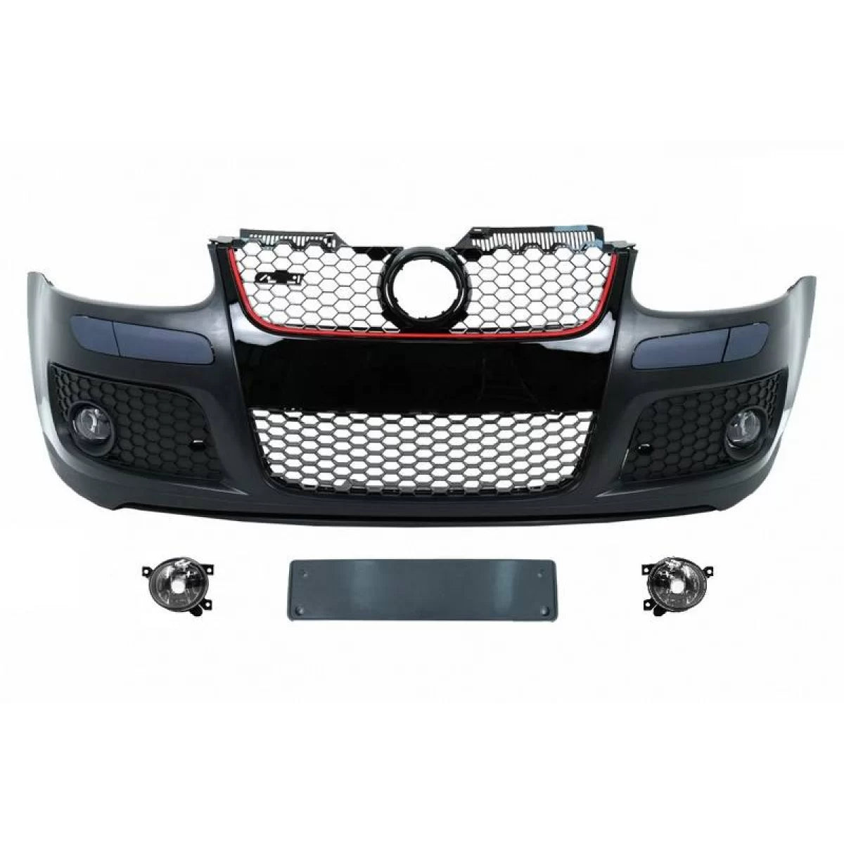 Predný Nárazník VW Golf V 5 (2003-2008) - GTI Look s Mriežkami, Hmlovkami a Lízatkom Edition 30