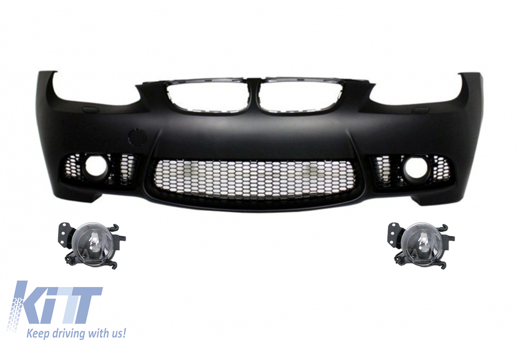 Predný nárazník M3 Look pre BMW radu 3 E92 E93 2006–2009 (hmlovky, bez PDC)