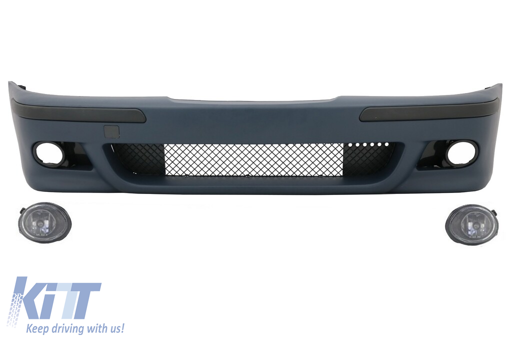 M5 Look Front Bumper with Fog Lights for BMW 5 Series E39 1995–2003