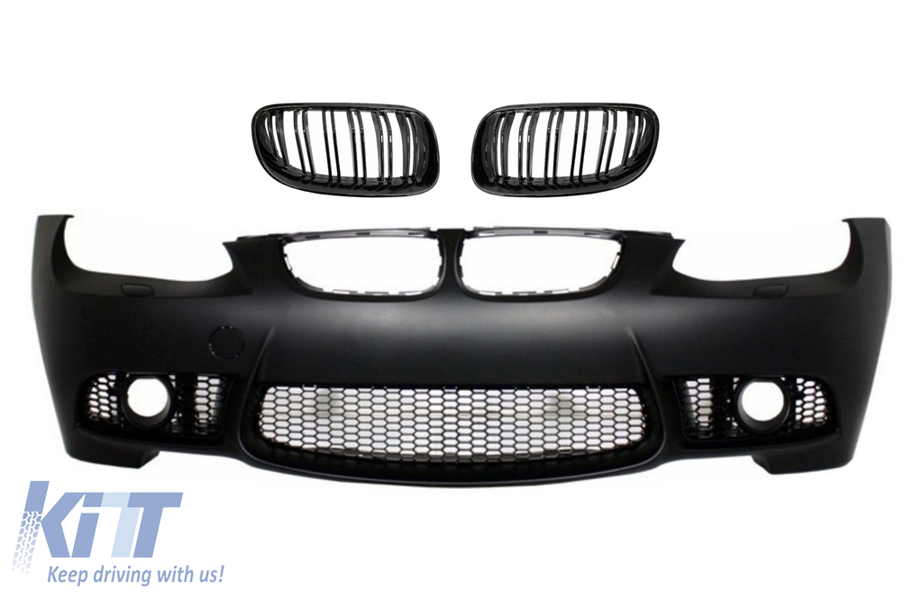 Predný nárazník M3 Design s čiernymi mriežkami pre BMW radu 3 E92 E93 2006–2009
