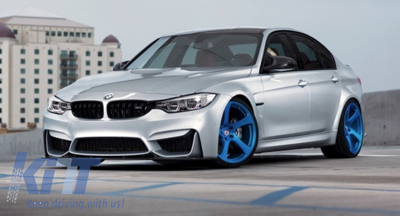 Predné blatníky M3 Design Black pre BMW 3 Series F30 F31 (2011+)