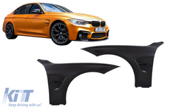 Predné blatníky M3 Design Black pre BMW 3 Series F30 F31 (2011+)