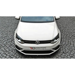 Predný Spojler / Lízatko Pre GTI Nárazník VW Polo 6C (2014-2017) - Piano Black (Lesklá Čierna)