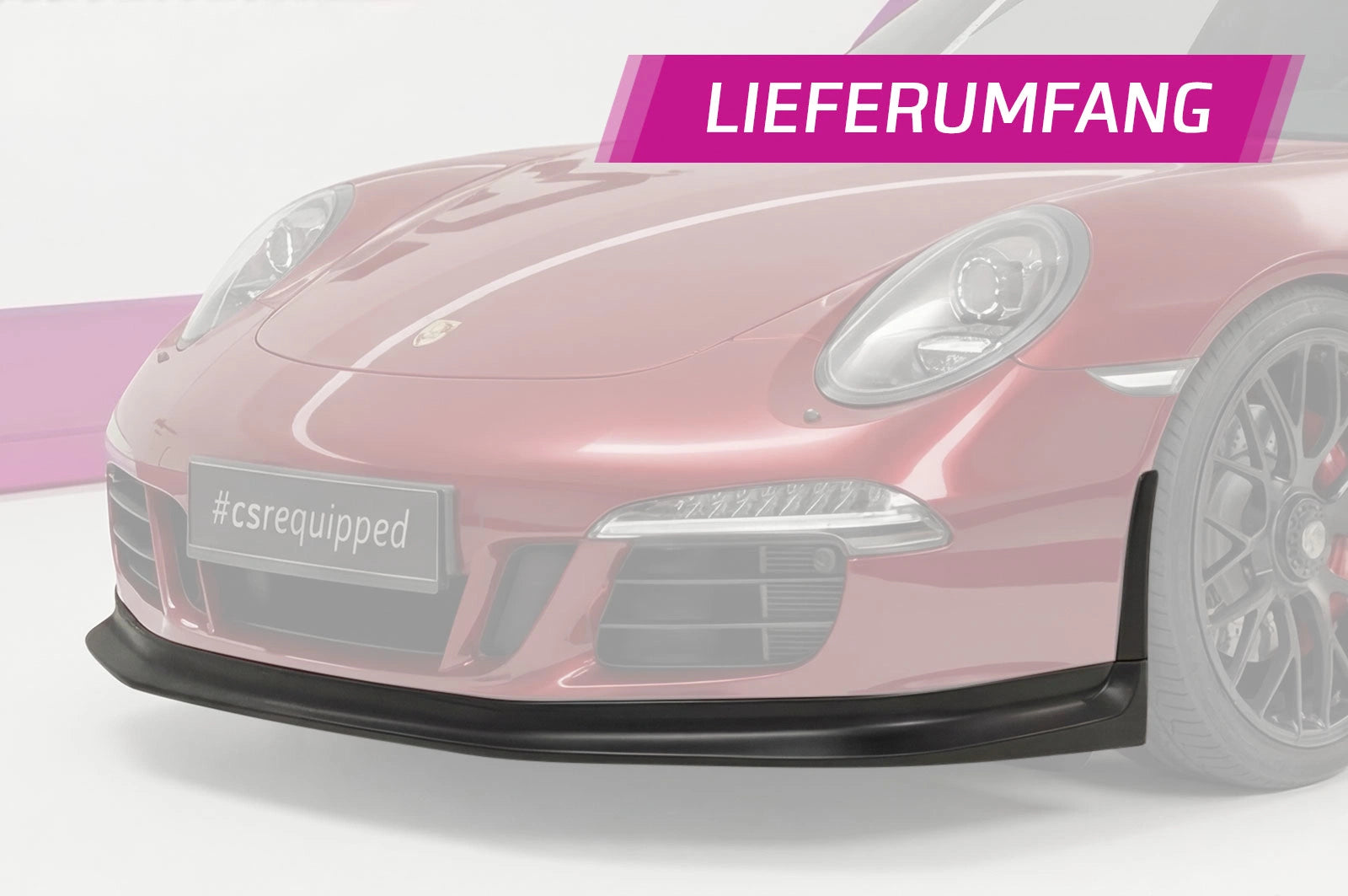 Predný splitter Porsche 911 991.1 GTS / Aerokit 2011-2015