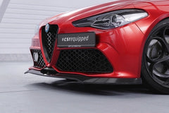 Front lip spoiler (Cup splitter) Alfa Romeo Giulia Veloce 2016–2022
