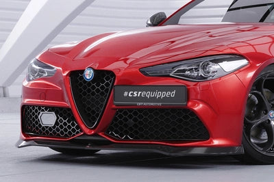 Front lip spoiler (Cup splitter) Alfa Romeo Giulia Veloce 2016–2022