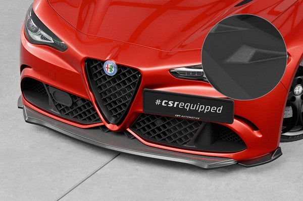 Front lip spoiler (Cup splitter) Alfa Romeo Giulia Quadrifoglio 2016+
