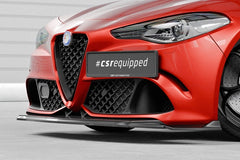 Front lip spoiler (Cup splitter) Alfa Romeo Giulia Quadrifoglio 2016+