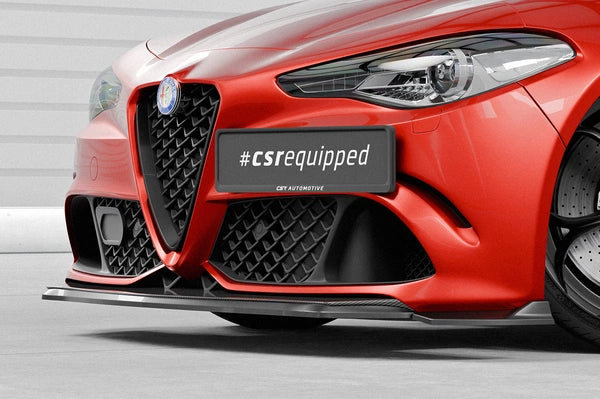 Predný lip spoiler (Cup splitter) Alfa Romeo Giulia Quadrifoglio 2016+