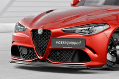 Front lip spoiler (Cup splitter) Alfa Romeo Giulia Quadrifoglio 2016+