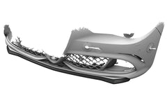 Front lip spoiler (Cup splitter) Alfa Romeo Giulia Quadrifoglio 2016+