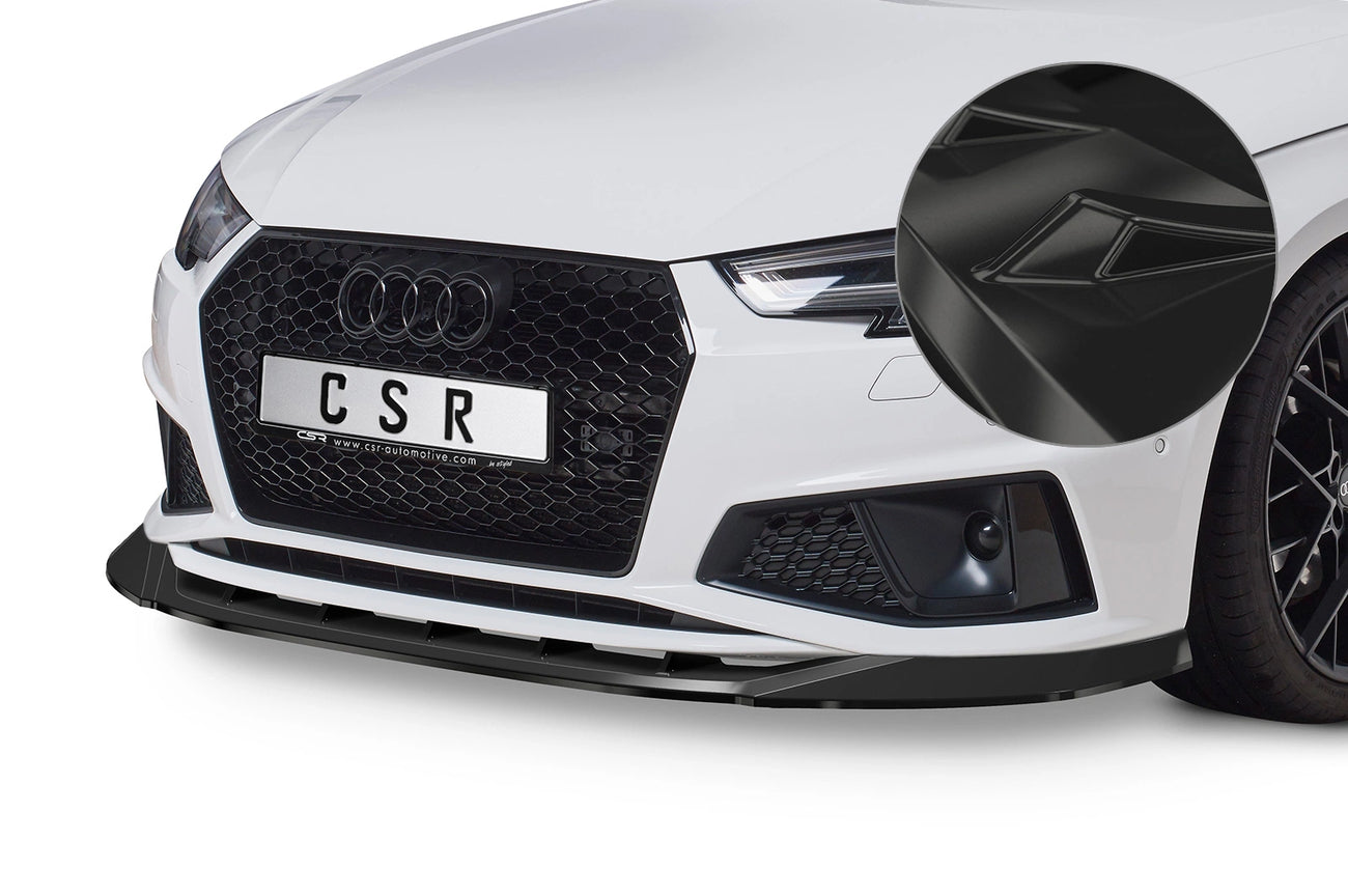 Front spoiler lip Audi A4 B9 8W S-Line Competition 2018–2019