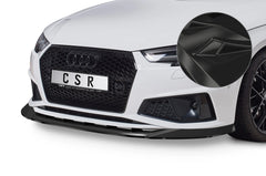 Front spoiler lip Audi A4 B9 8W S-Line Competition 2018–2019