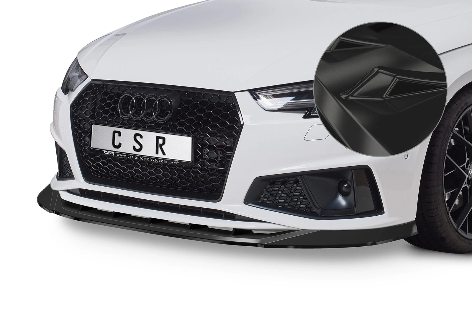 Predný spoiler lip Audi A4 B9 8W S-Line Competition 2018–2019