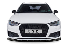 Front spoiler lip Audi A4 B9 8W S-Line Competition 2018–2019