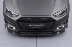 Front spoiler lip Audi A4 B9 8W facelift 2019+