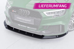 Front spoiler lip Audi RS3 8V from 04/2016