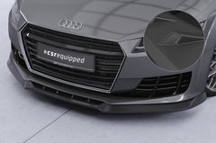 Front spoiler (cup lip) with ABE for Audi TT 8S / FV 2014–2018