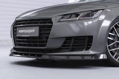 Front spoiler (cup lip) with ABE for Audi TT 8S / FV 2014–2018