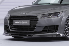 Front spoiler (cup lip) with ABE for Audi TT 8S / FV 2014–2018
