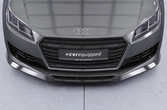 Front spoiler (cup lip) with ABE for Audi TT 8S / FV 2014–2018