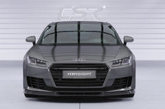Front spoiler (cup lip) with ABE for Audi TT 8S / FV 2014–2018