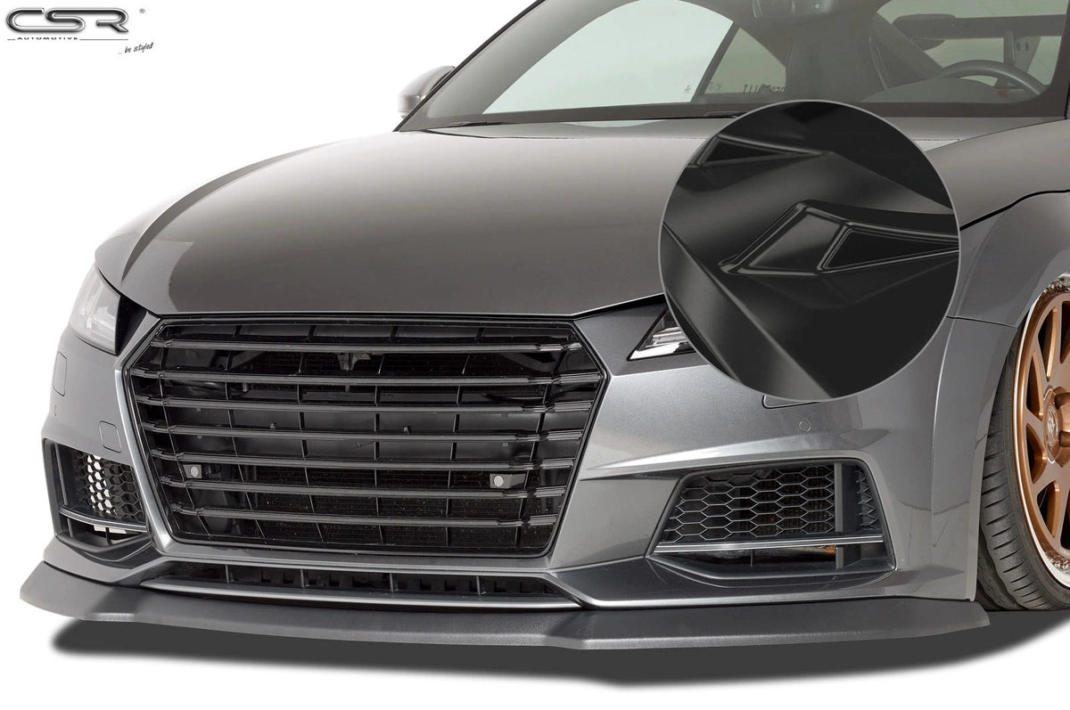 Predný spoiler (cup lip) s ABE pre Audi TTS 8S / FV od 2014