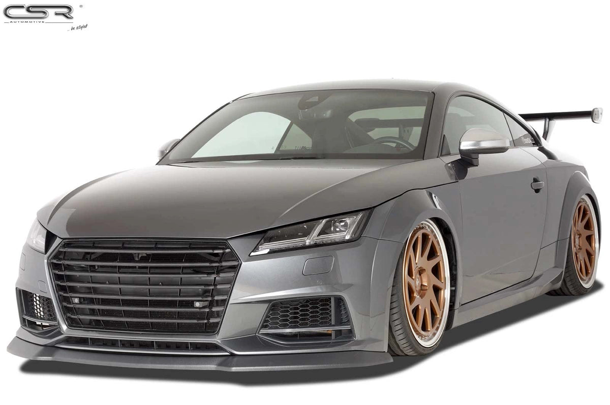 Predný spoiler (cup lip) s ABE pre Audi TTS 8S / FV od 2014