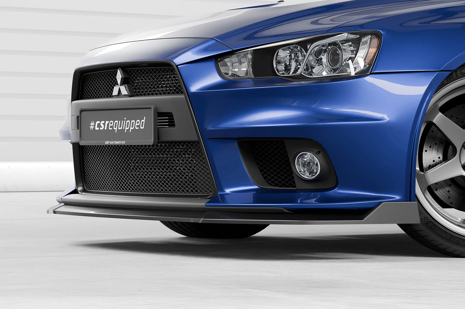 Predný spoiler lip Mitsubishi Lancer Evolution X (2009–2016)
