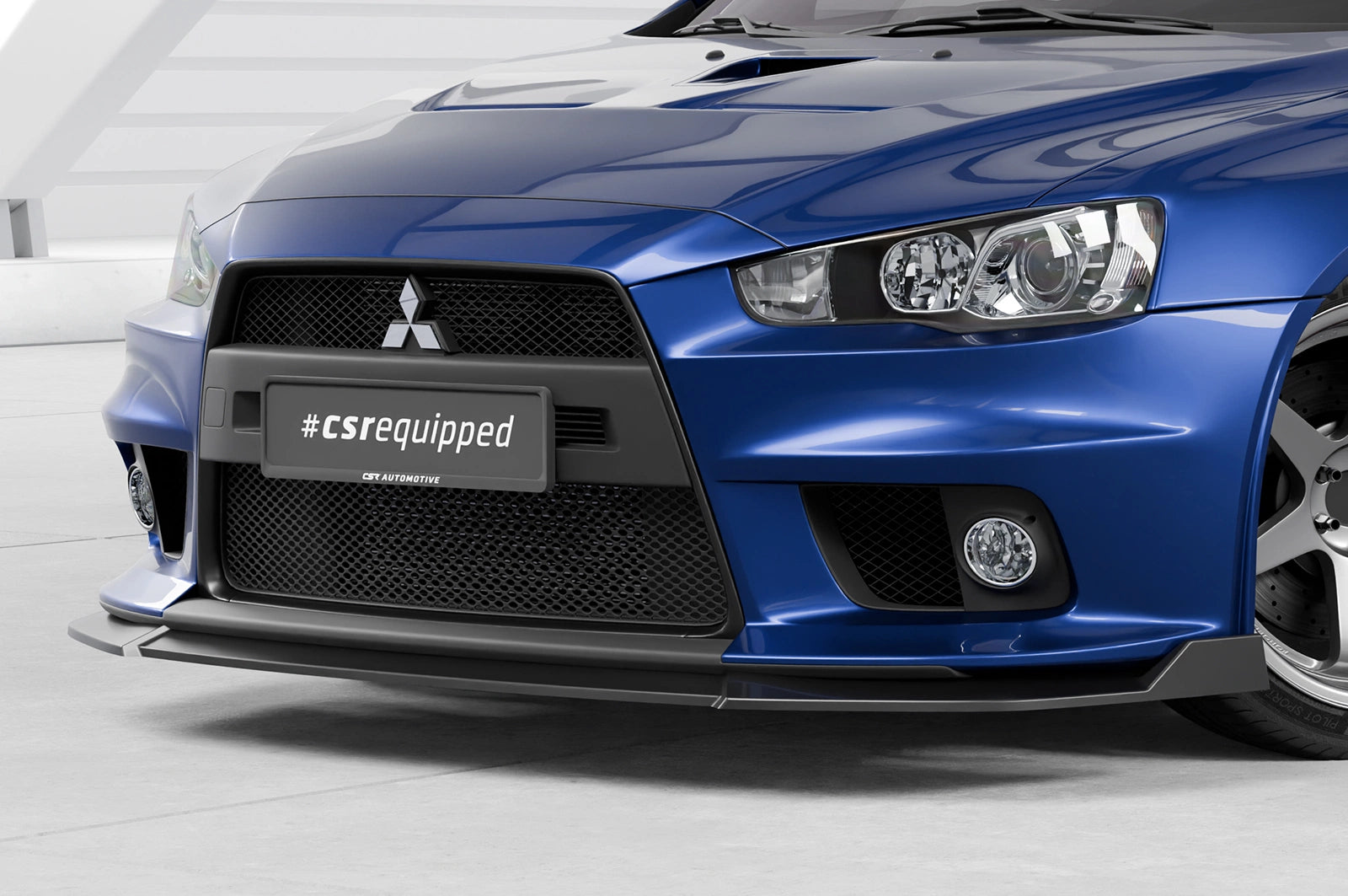 Predný spoiler lip Mitsubishi Lancer Evolution X (2009–2016)