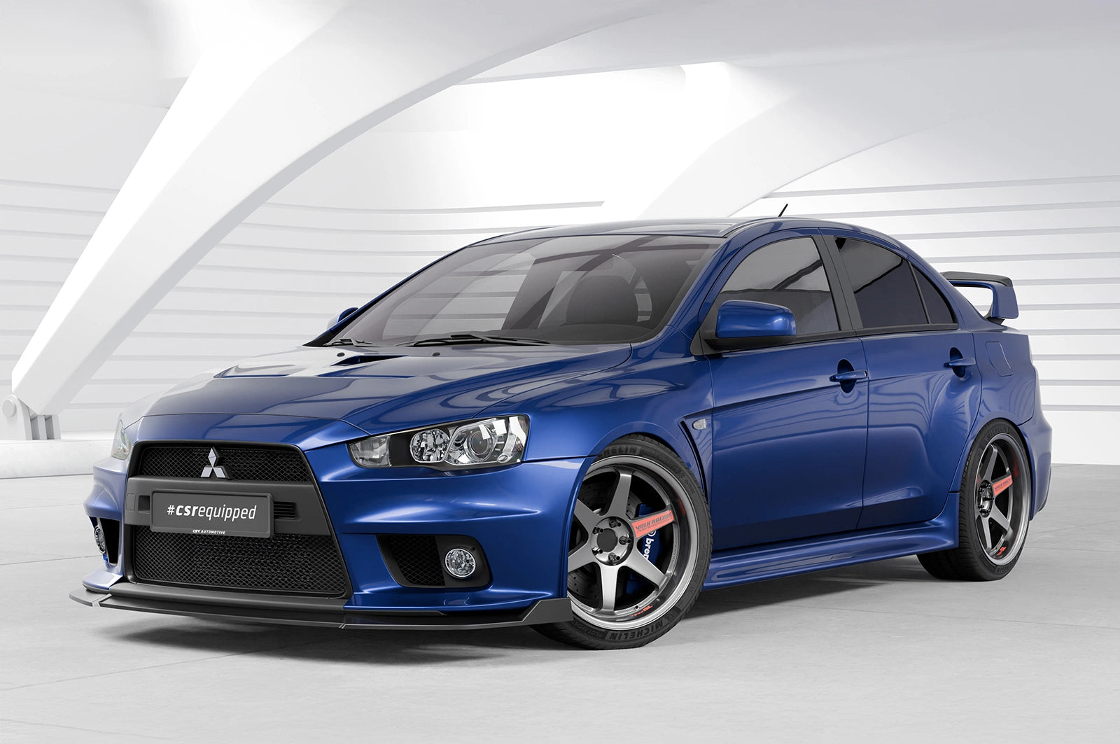 Predný spoiler lip Mitsubishi Lancer Evolution X (2009–2016)