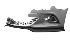 Front spoiler lip Opel Astra J OPC (2012–2018) ABE