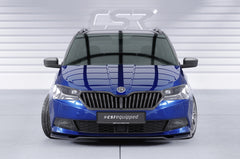 Front spoiler lip Škoda Fabia 3 NJ facelift 2019–2021
