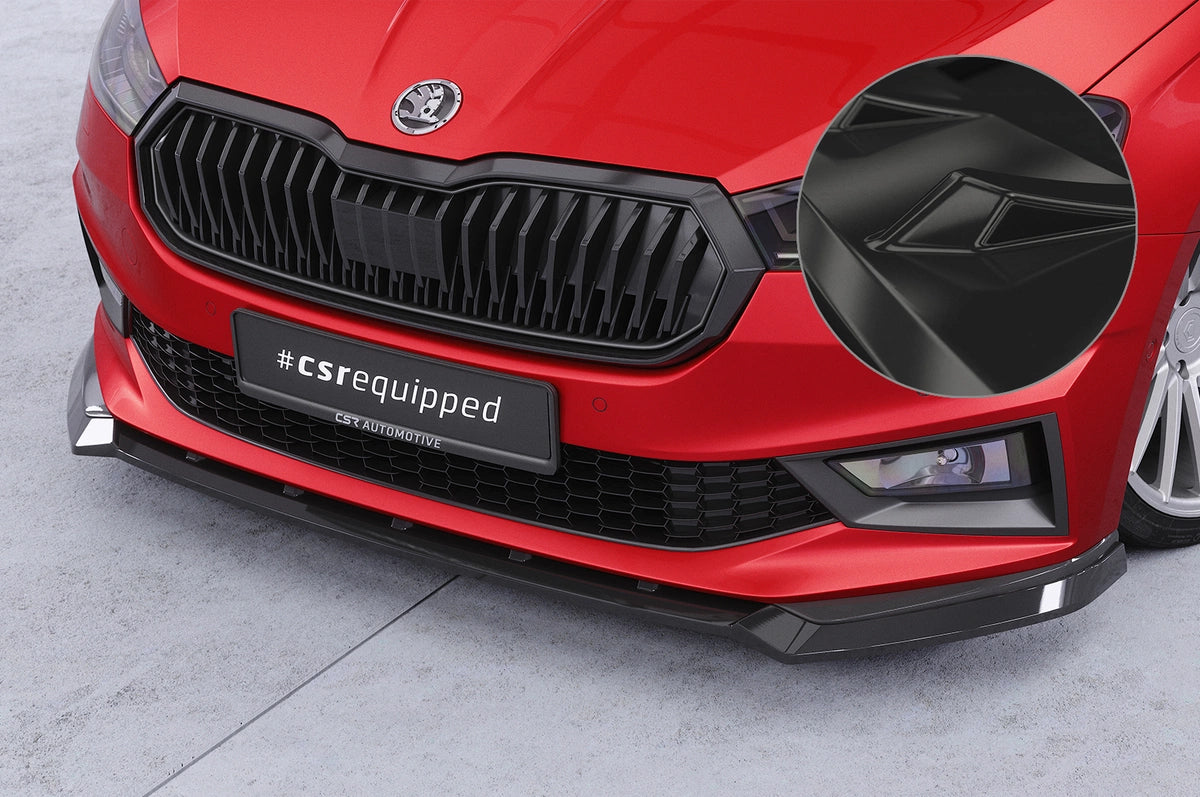 Front spoiler lip Škoda Fabia 4 Monte Carlo 2021+