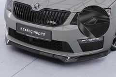 Front splitter lip Skoda Octavia III 5E RS 2013-2016 ABE