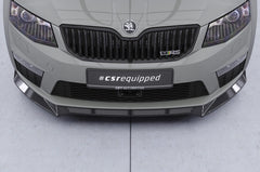 Front splitter lip Skoda Octavia III 5E RS 2013-2016 ABE