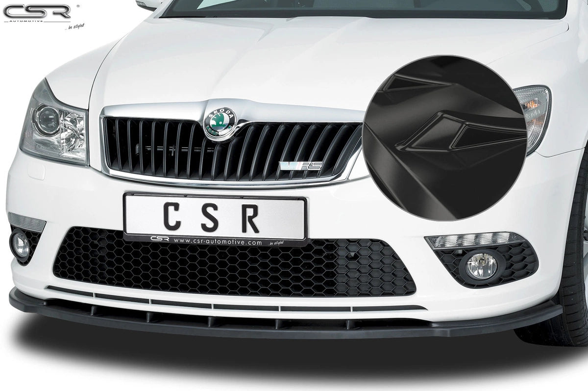 Front lip Škoda Octavia II 1Z RS facelift 2009-2013 ABE