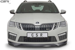Front lip Škoda Octavia III 5E RS facelift 2017-2019 ABE