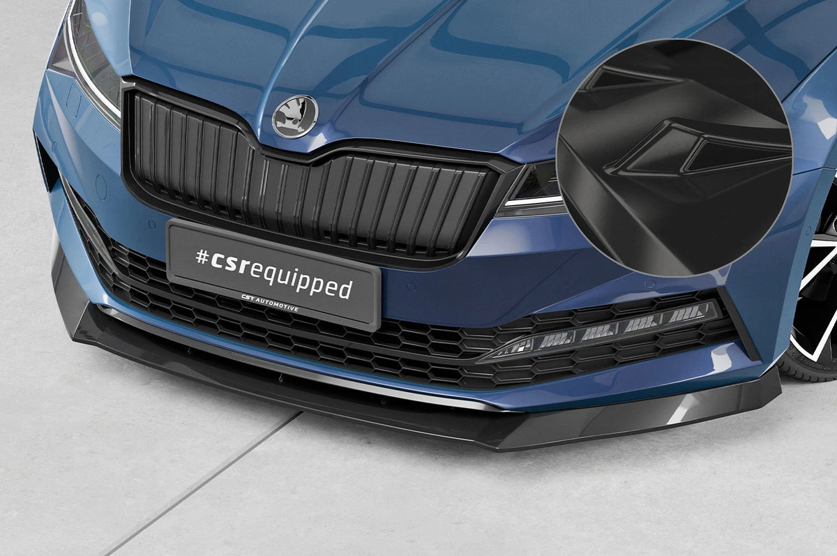 Front spoiler lip Skoda Superb III 3V facelift 2019- ABE