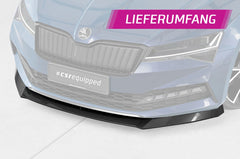 Front spoiler lip Skoda Superb III 3V facelift 2019- ABE