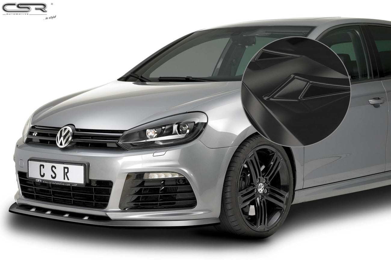Front lip VW Golf 6 R (2009–2012)
