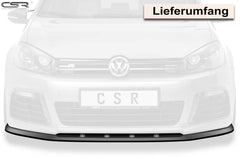 Front lip VW Golf 6 R (2009–2012)