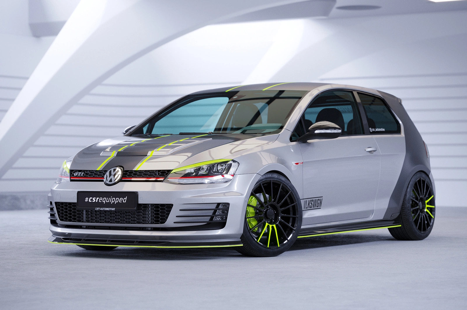 Predné lipo VW Golf 7 GTI / GTD (predfacelift 2013–2017)