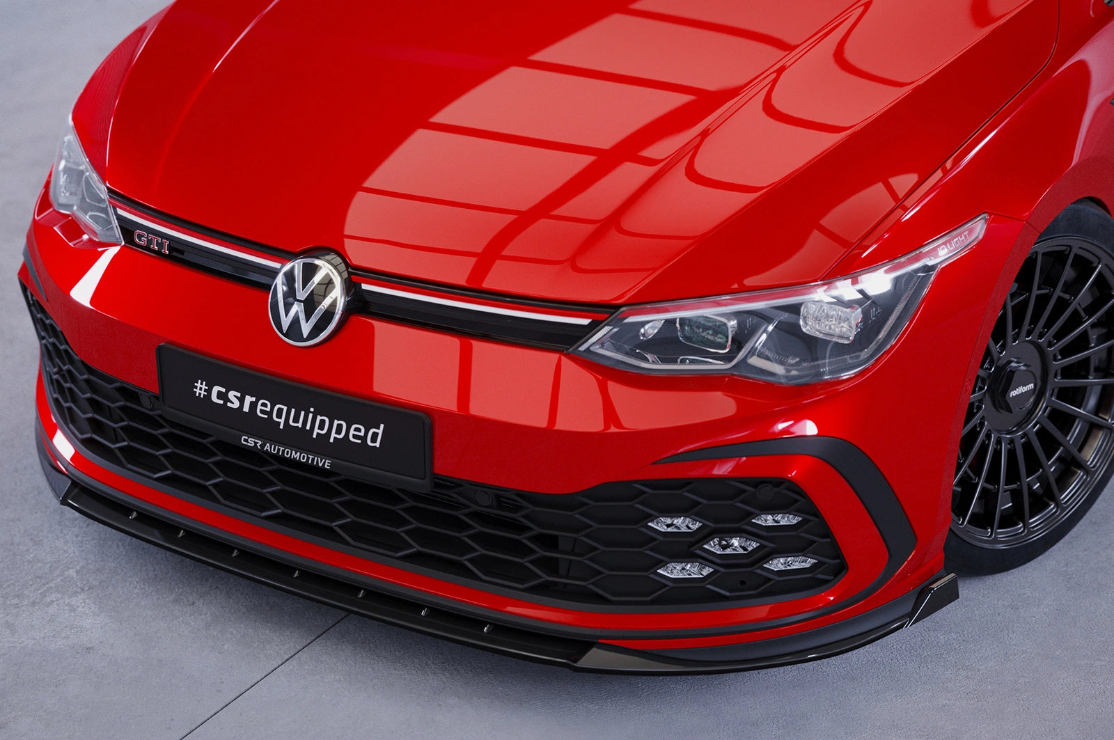 Predné lipo VW Golf 8 GTI / GTD / GTE / R-Line (2020+)