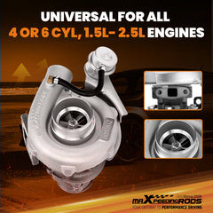 3 Turbo Kit 0.63 A/R + Intercooler + Piping 2.5” | Universal Turbo Kit 400HP+