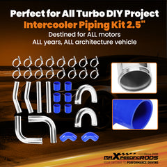 3 Turbo Kit 0.63 A/R + Intercooler + Piping 2.5” | Universal Turbo Kit 400HP+