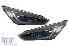LED predné svetlá Ford Focus Mk3 (2015–2017) RHD dynamické smerovky DRL